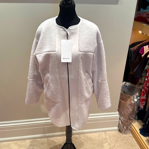 Lululemon Collarless Textured Fleece Full Zip - Picture 5 of 6